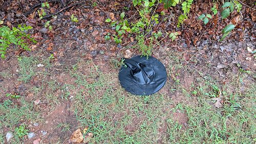 Witch Hat at Highland Park Vandalism Site