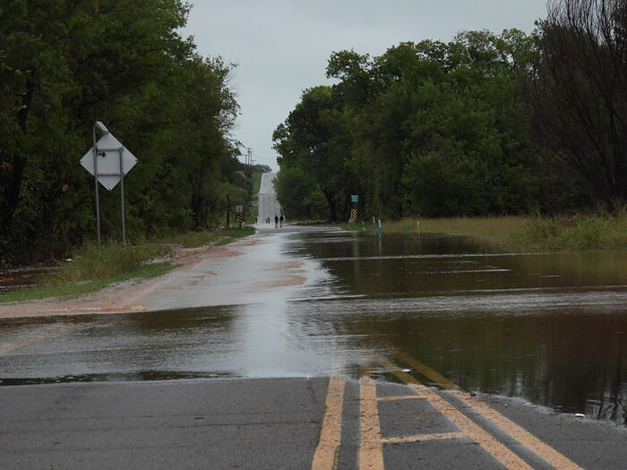 Flooding on Waterloo Road
