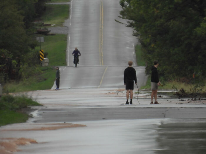Flooding on Waterloo Road