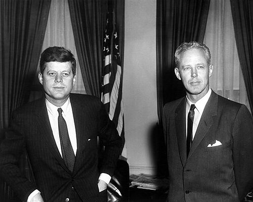 OU Coach Bud Wilkinson With JFK