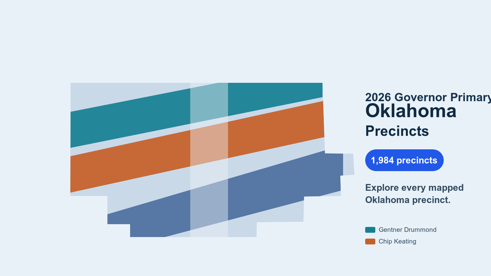 Preview of Oklahoma Precincts: 2026 Republican Governor Primary